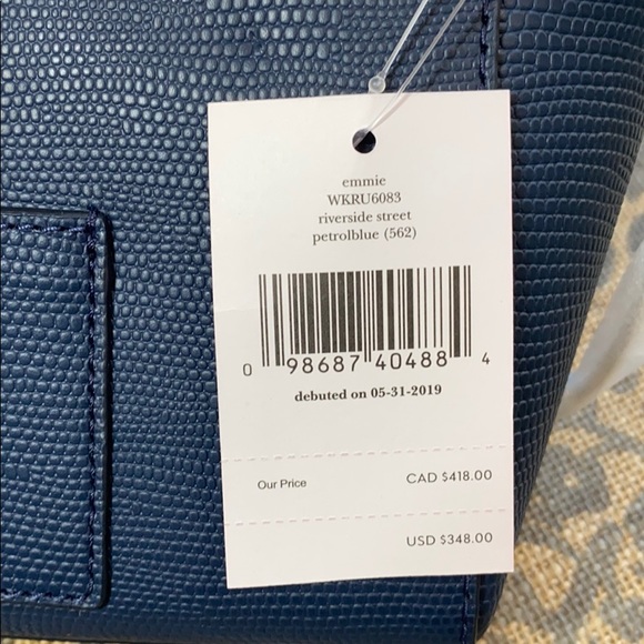 Kate Spade Riverside Street Emmie petrol blue - Picture 9 of 11